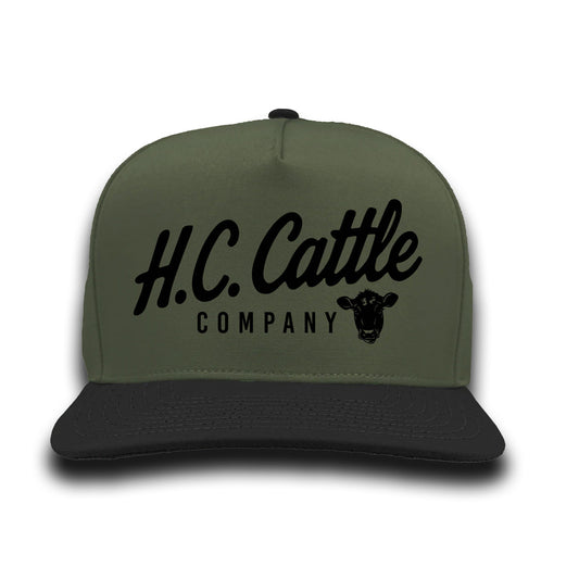 H.C. SCRIPT - 5 PANEL SNAPBACK HAT